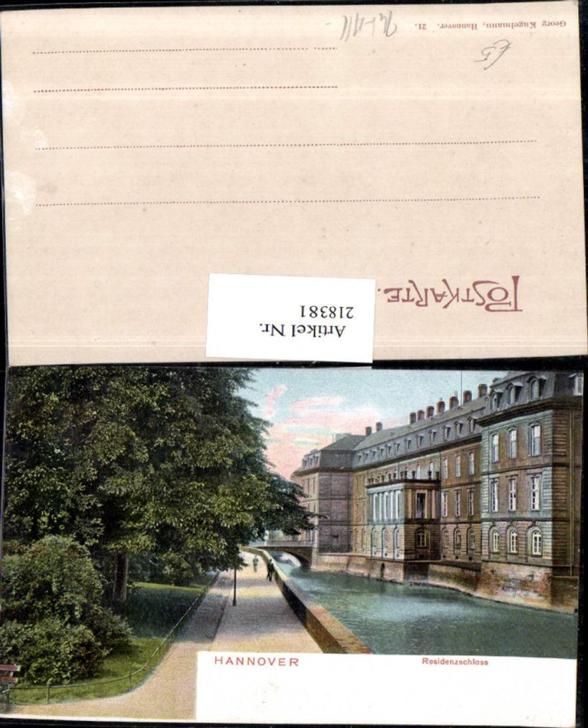 218381,Hannover Residenzschloss Partie