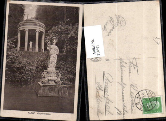 218391,Cleve Amphitheater Tempel Statue