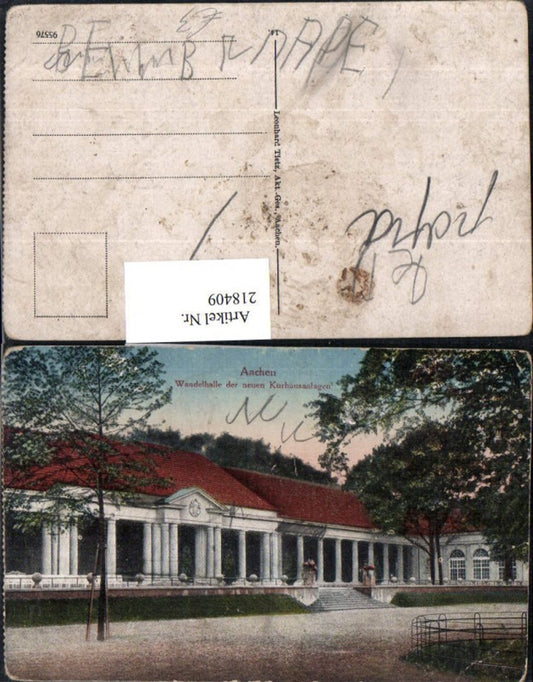 218409,Aachen Wandelhalle d. Neuen Kurhausanlagen