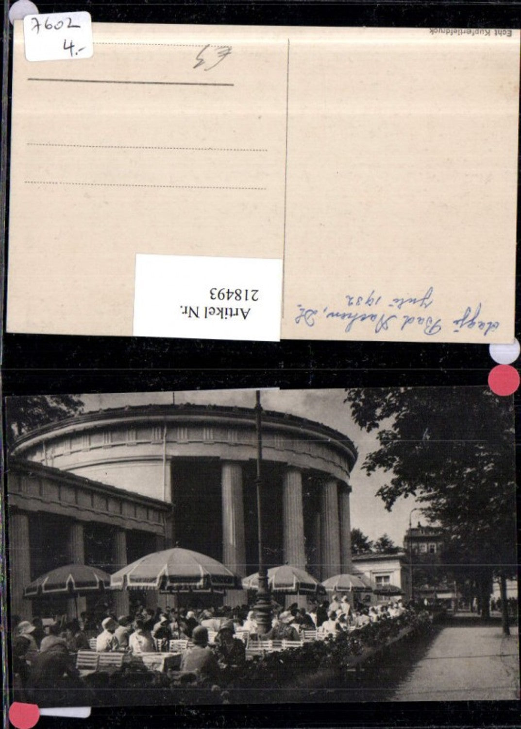 218493,Aachen Elisenbrunnen Terrasse