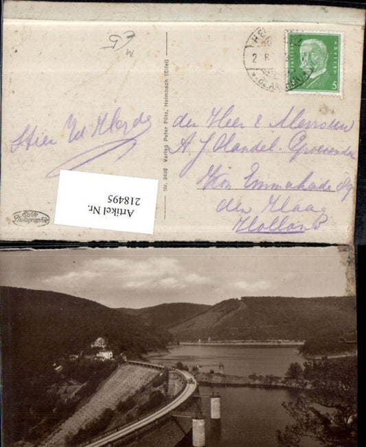 218495,Urftalsperre Talsperre b. Heimbach Eifel Damm