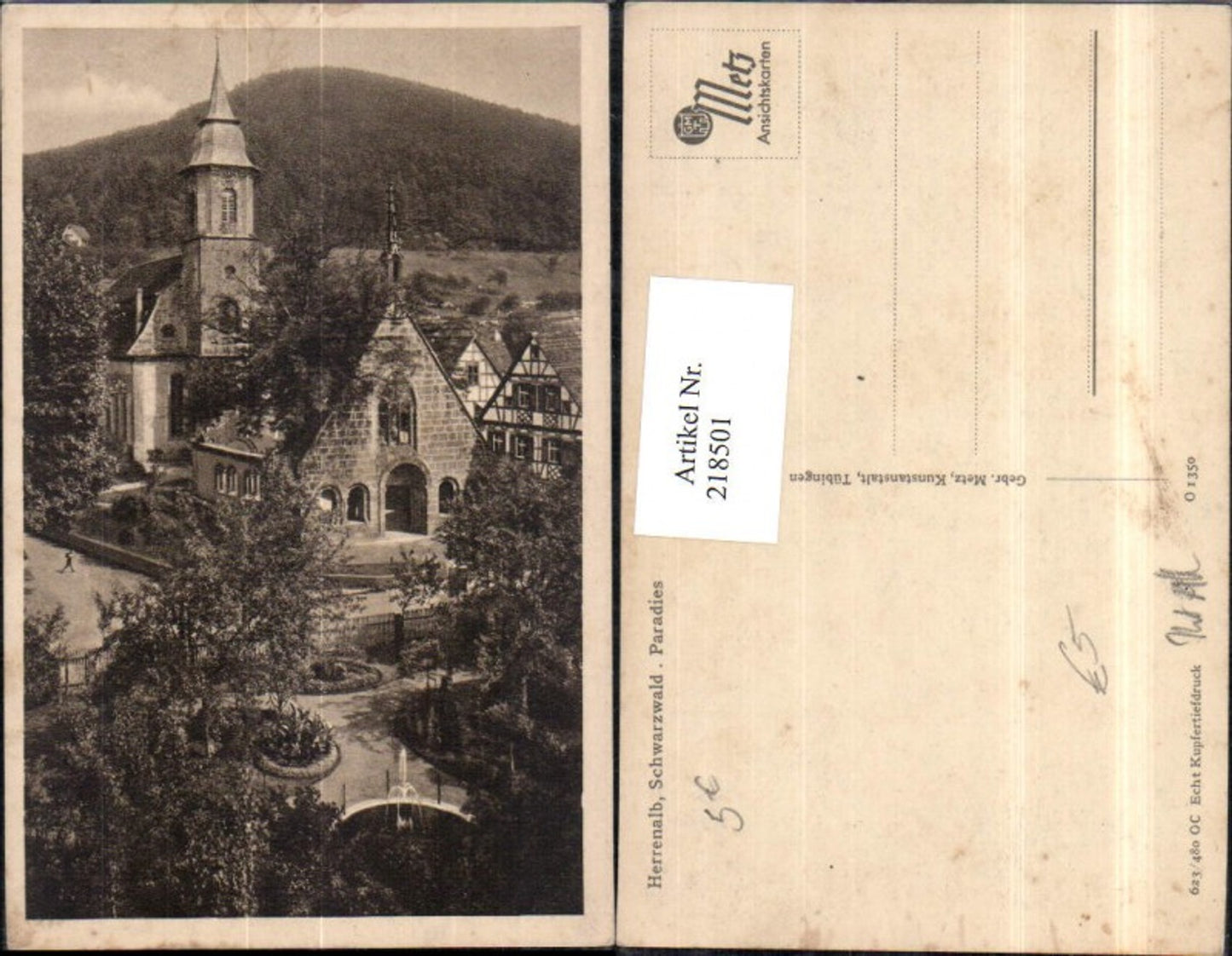 218501, Herrenalb in the Black Forest, Paradise Church
