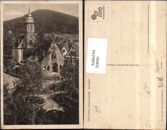 218501, Herrenalb in the Black Forest, Paradise Church