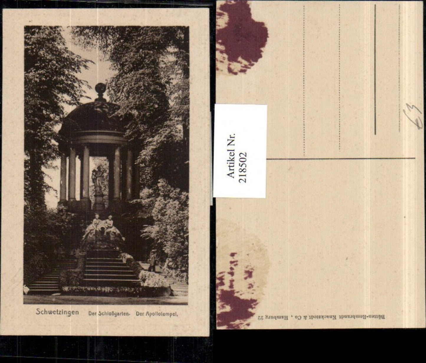 218502,Schwetzingen Der Schlossgarten Der Apollotempel Tempel