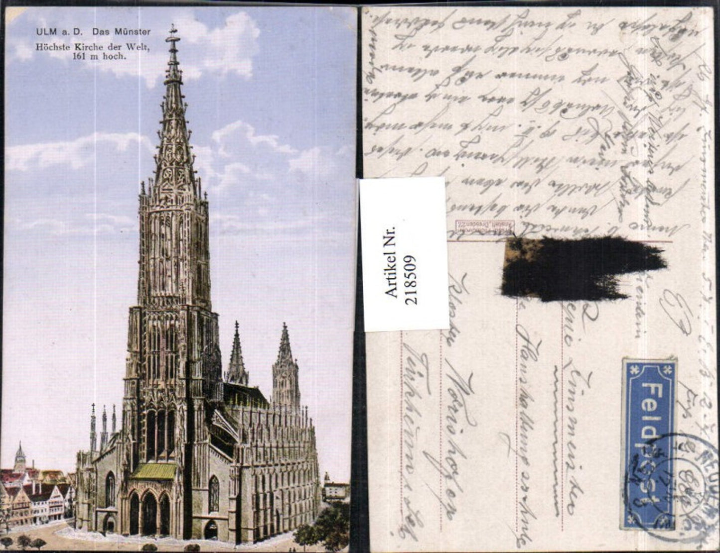 218509,Ulm a. d. Donau Münster Kirche