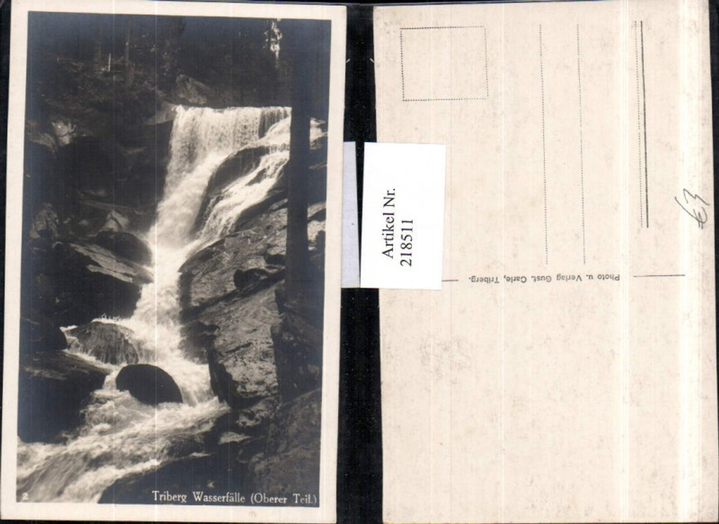218511,Triberg Wasserfälle Wasserfall Oberer Teil