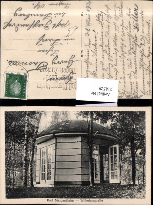 218529, Bad Mergentheim Wilhelmsquelle spring