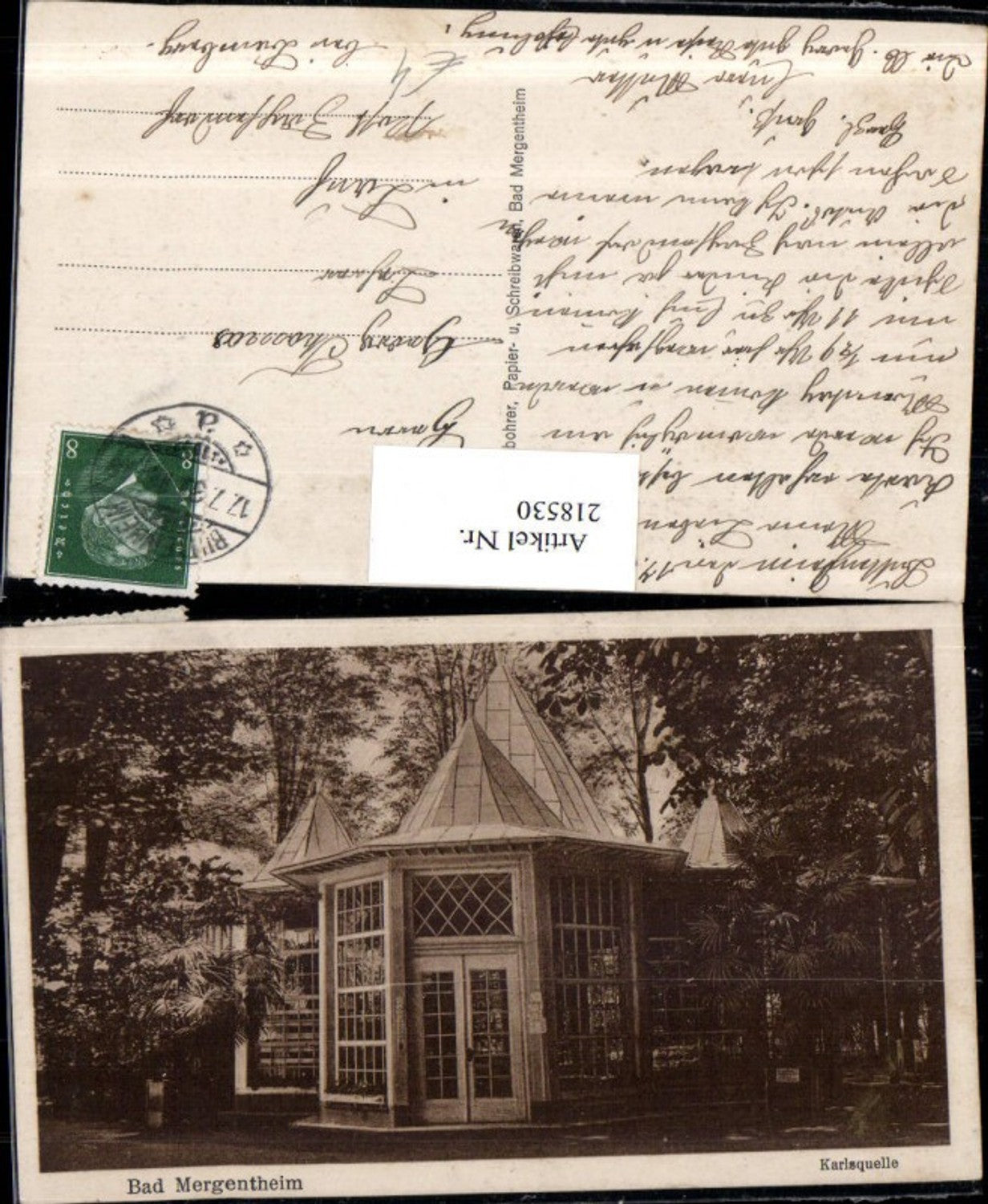 218530, Bad Mergentheim Karlsquelle spring