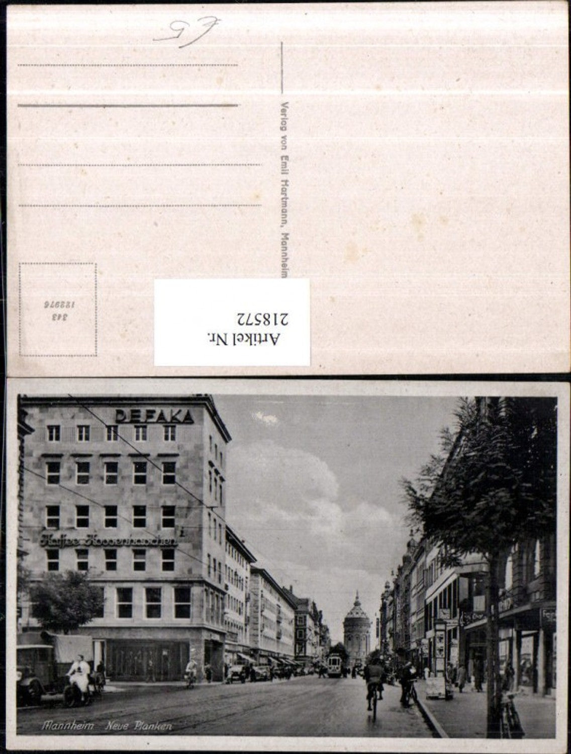 218572,Mannheim Neue Planken Straßenansicht Geschäfte