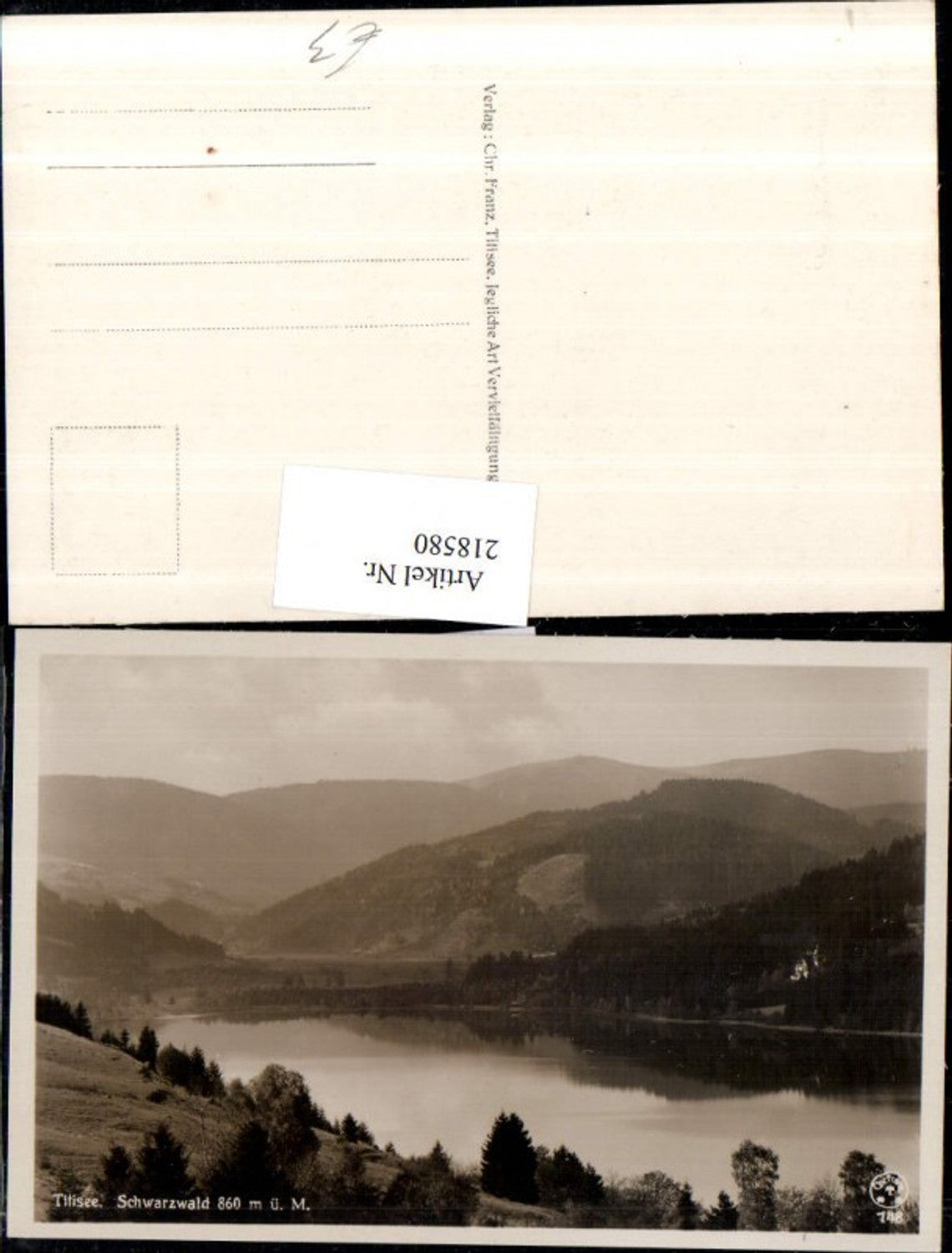 218580,Titisee See im Schwarzwald Partie