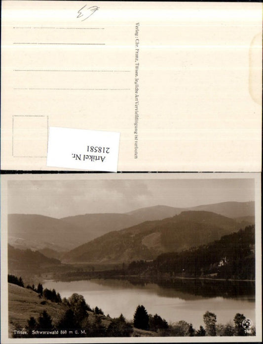 218581, Titisee Lake in the Black Forest, section
