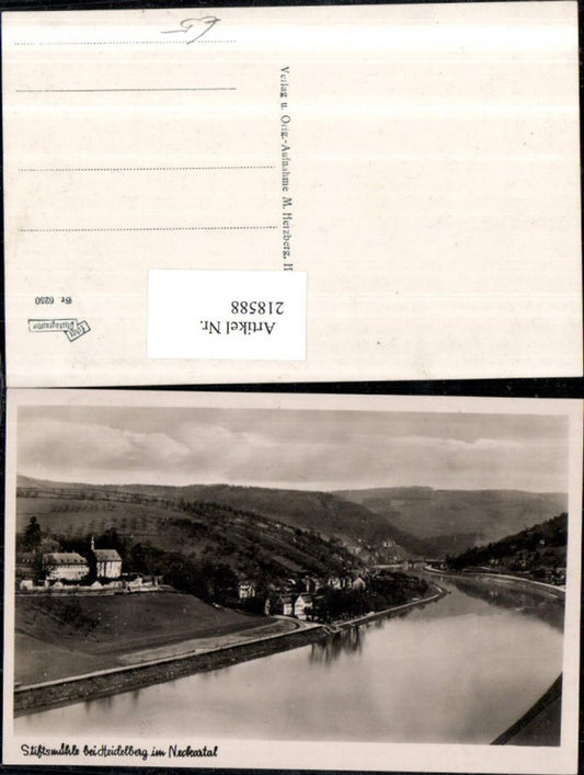 218588, Stiftsmühle near Heidelberg in the Neckar Valley (Total view)