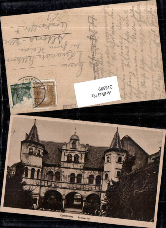 218589, Konstanz Town Hall Courtyard