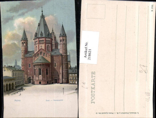 218621,Mainz Dom Kirche Nordansicht