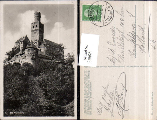 218628,Marksburg Burg b. Braubach a. Rhein