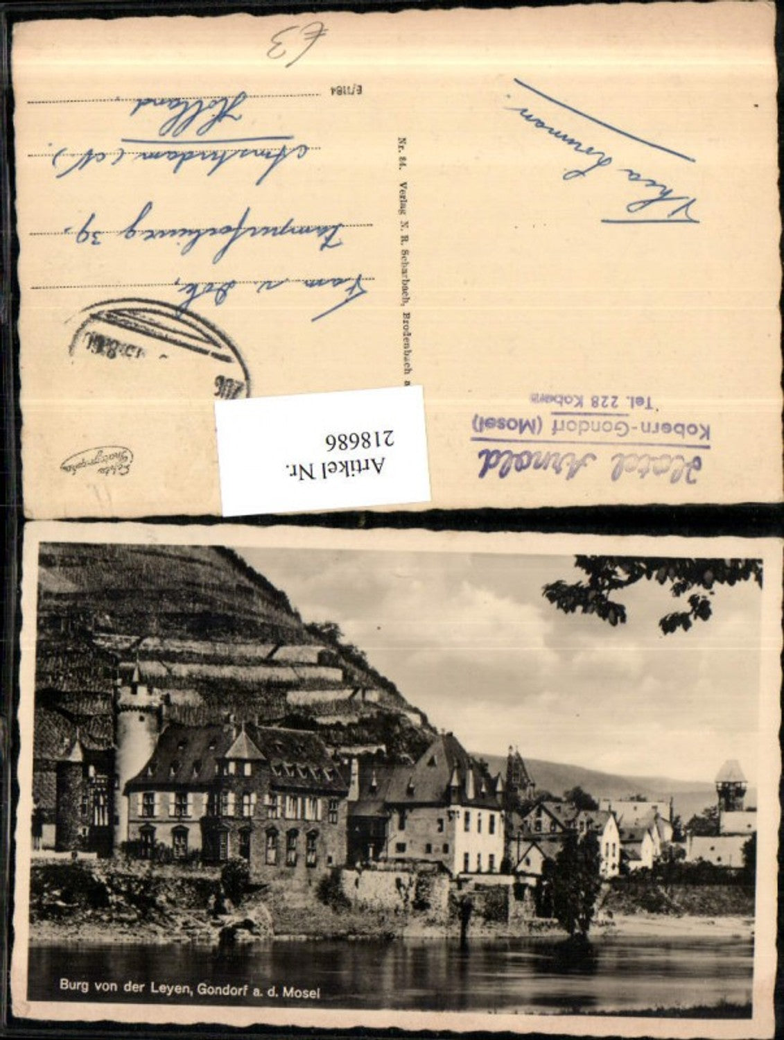 218686,Burg v. d. Leyen Gondorf a. d. Mosel