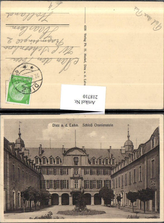 218710,Diez a. d. Lahn Schloss Oranienstein