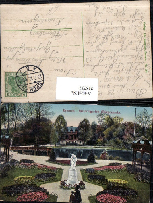 218737,Bremen Meiereigarten Garten im Bürgerpark Statue