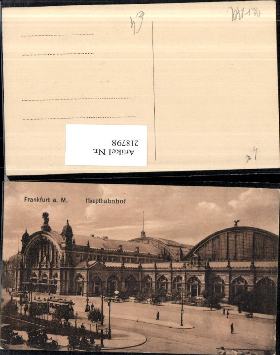 218798,Frankfurt a. Main Hauptbahnhof Bahnhof