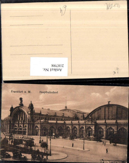 218798,Frankfurt a. Main Hauptbahnhof Bahnhof