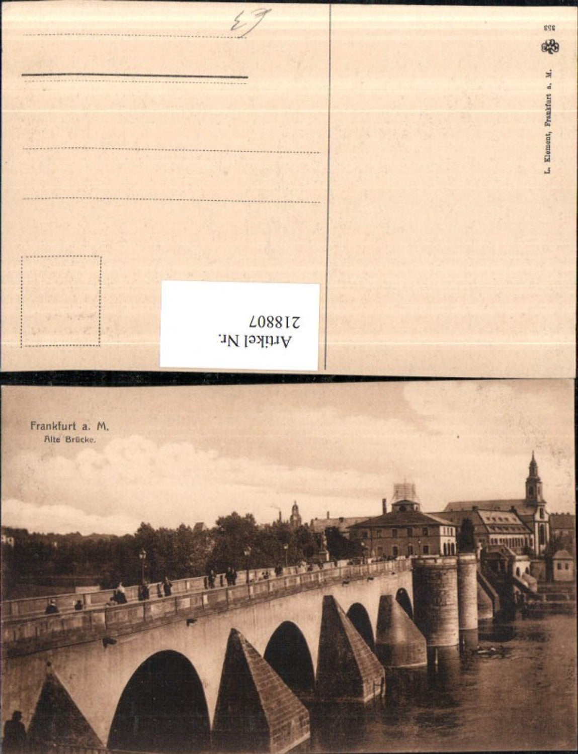 218807,Frankfurt a. Main Alte Brücke