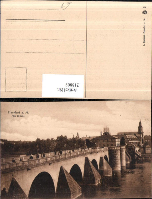 218807,Frankfurt a. Main Alte Brücke