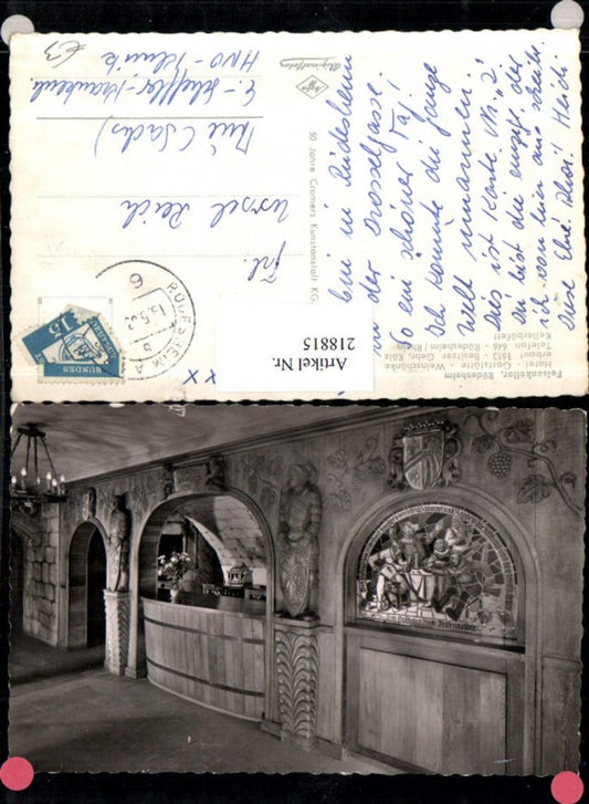 218815,Rüdesheim Felsenkeller Keller Hotel Gaststätte Weinschänke