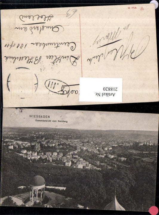 218820,Wiesbaden Totale vom Neroberg Tempel