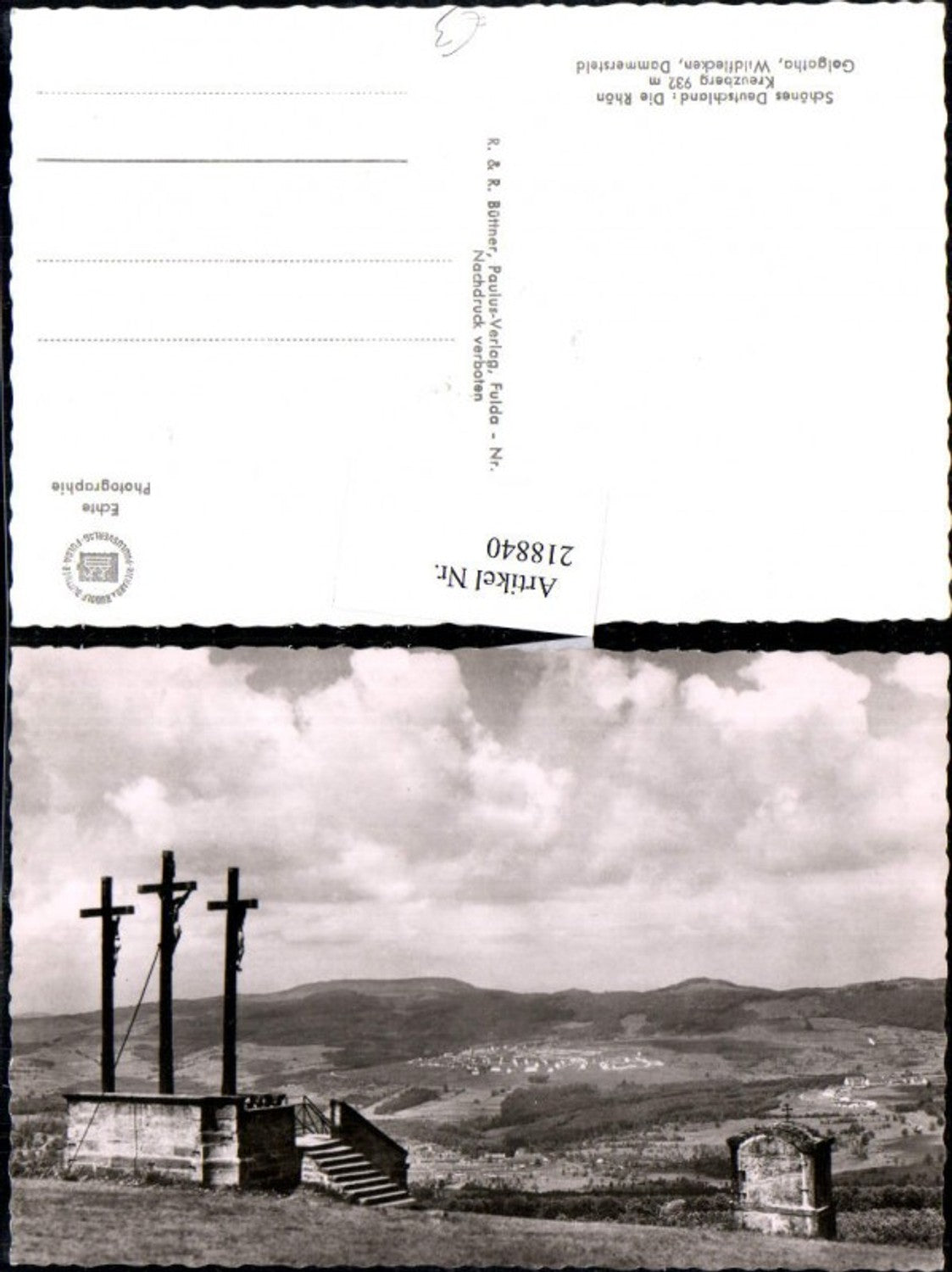 218840,Die Rhön Kreuzberg Golgatha Wildflecken Dammersteld Kreuze