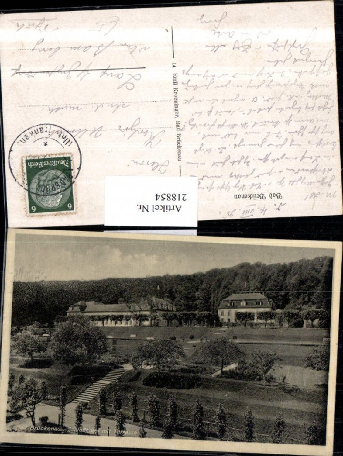 218854,Bad Brückenau Schlosshotel m. Terrasse