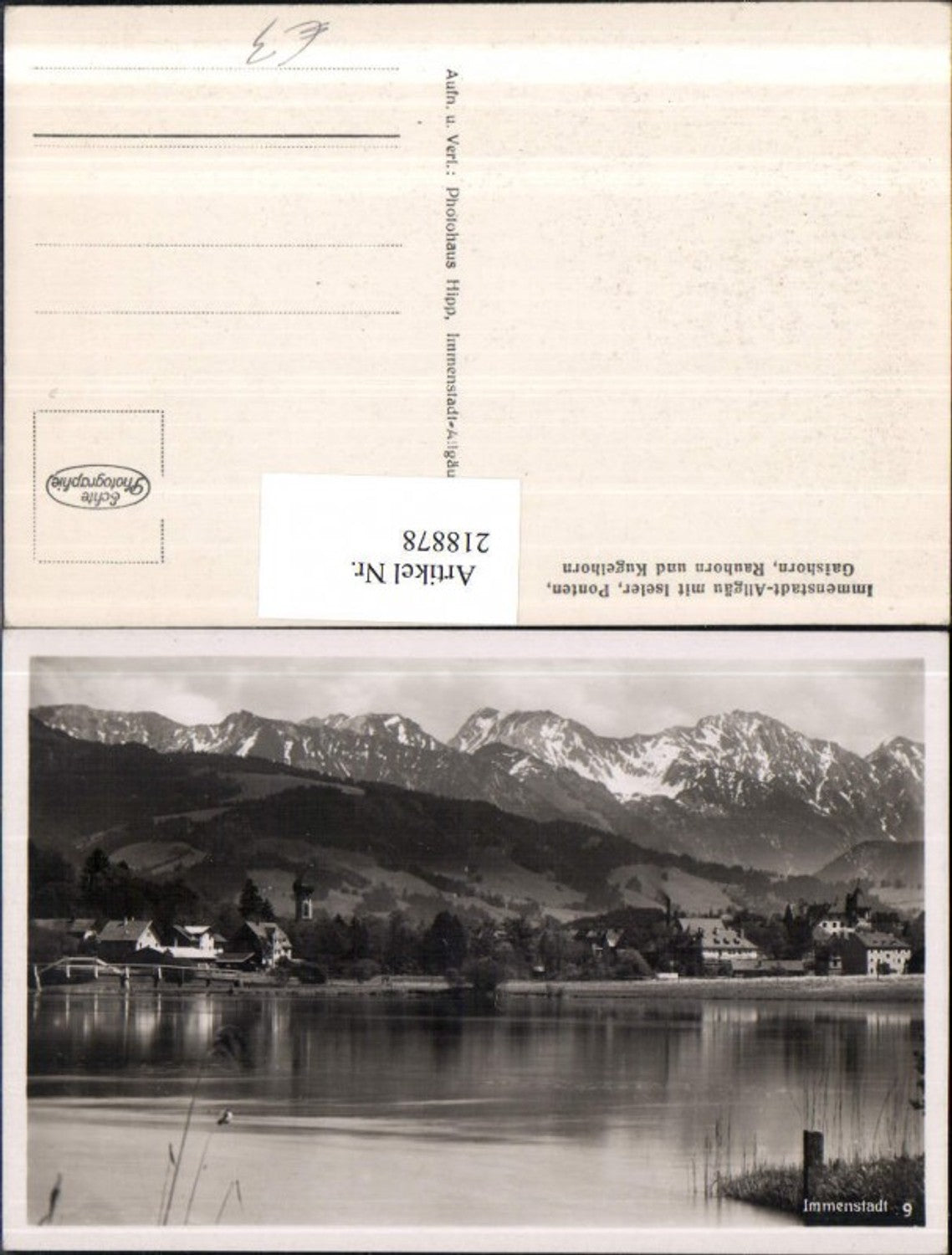 218878,Immenstadt im Allgäu m. Iseler Ponton Gaishorn Rauhorn u. Kugelhorn