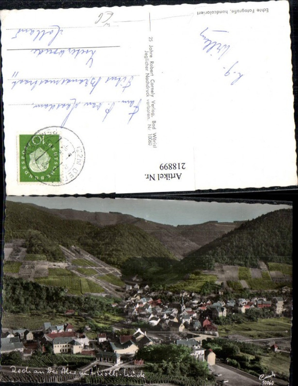 218899,Rech a. d. Ahr Totale hancoloriert