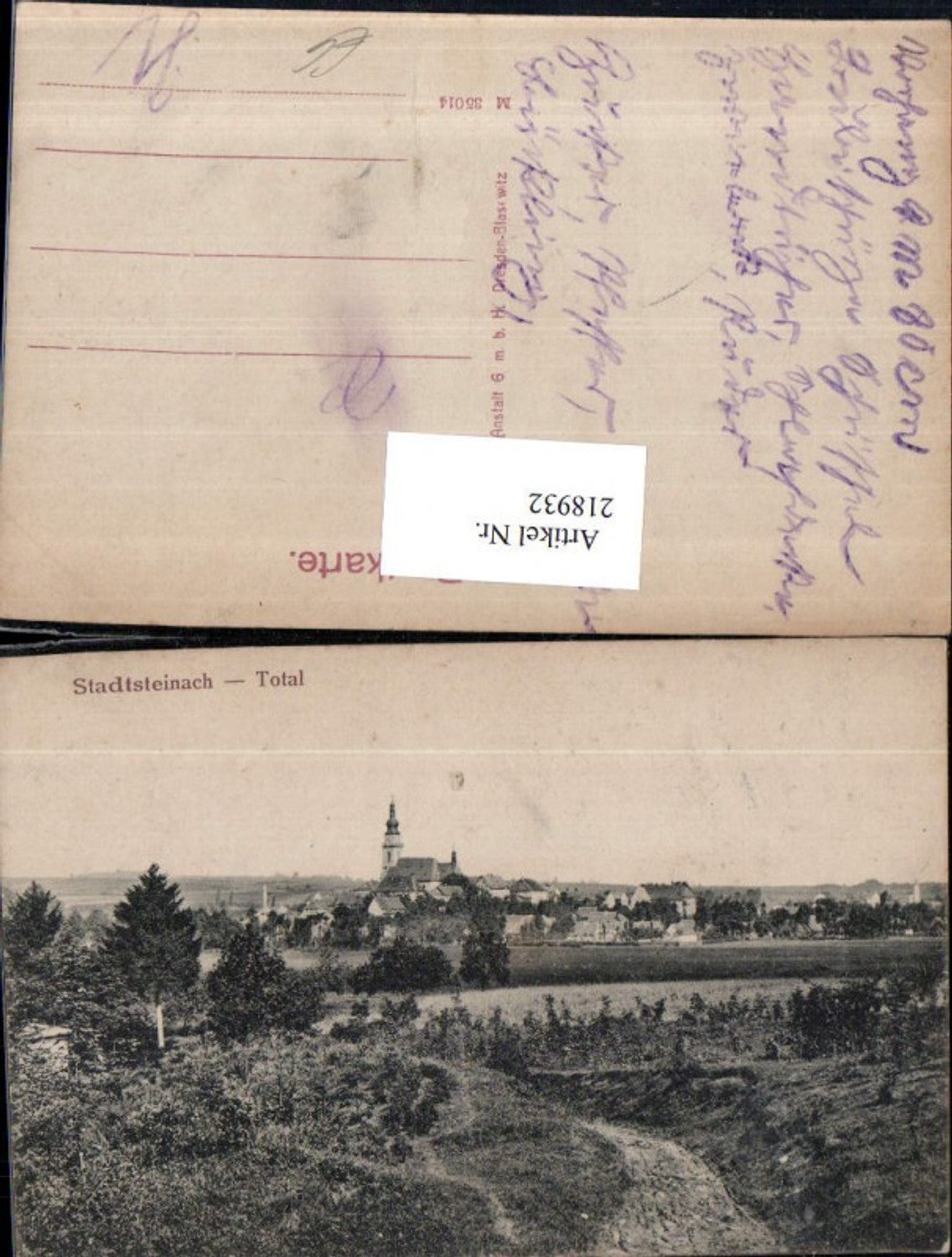 218932, Stadtsteinach partial view