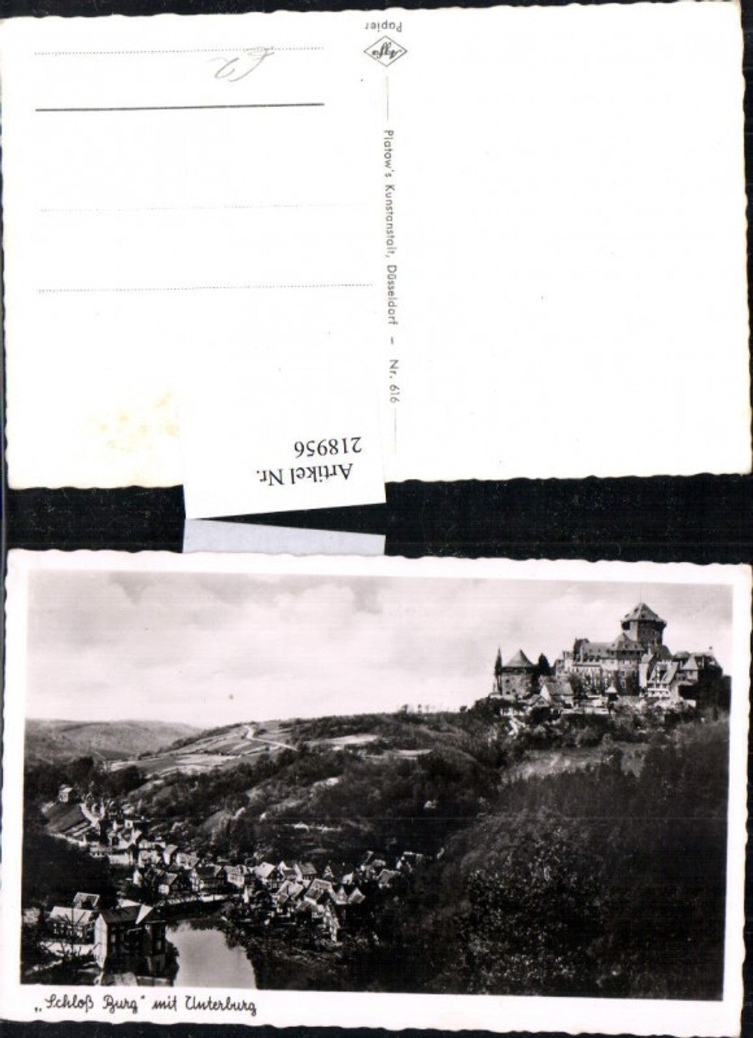 218956,Schloss „Burg“ m. Untersburg Totale