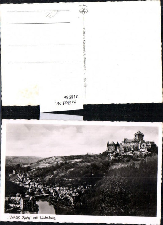 218956,Schloss „Burg“ m. Untersburg Totale