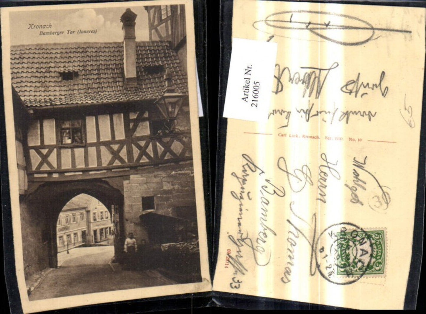 216005,Kronach Bamberger Tor Inneres