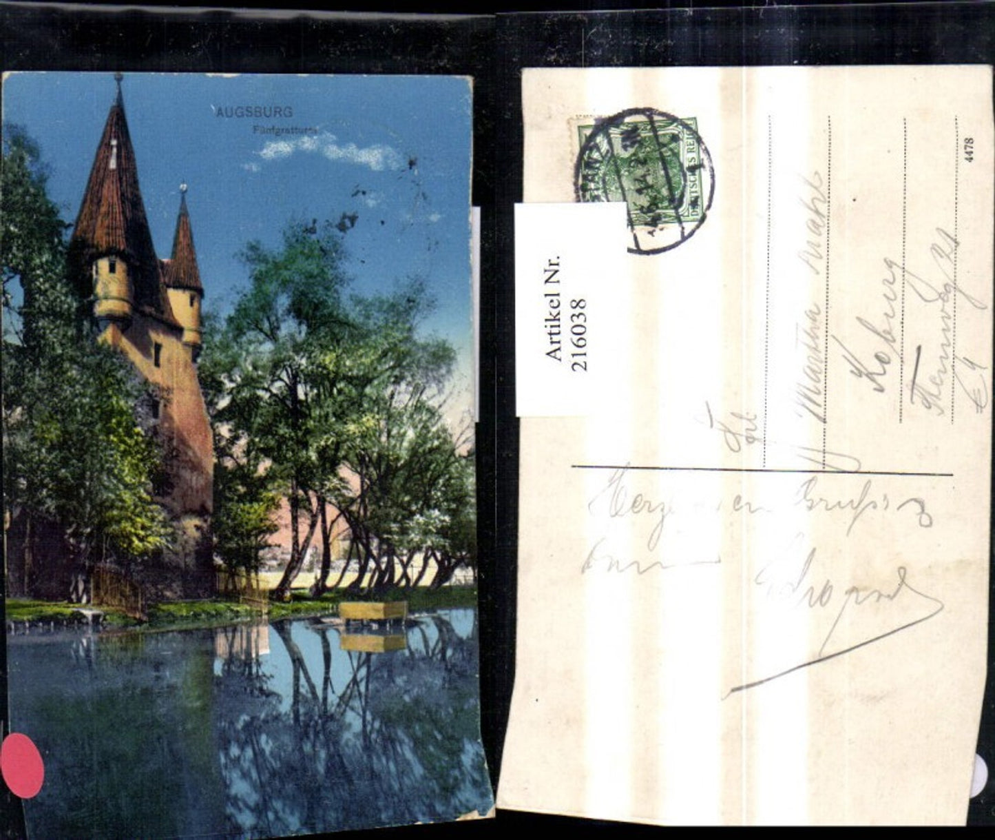 216038,Augsburg Fünfgratturm
