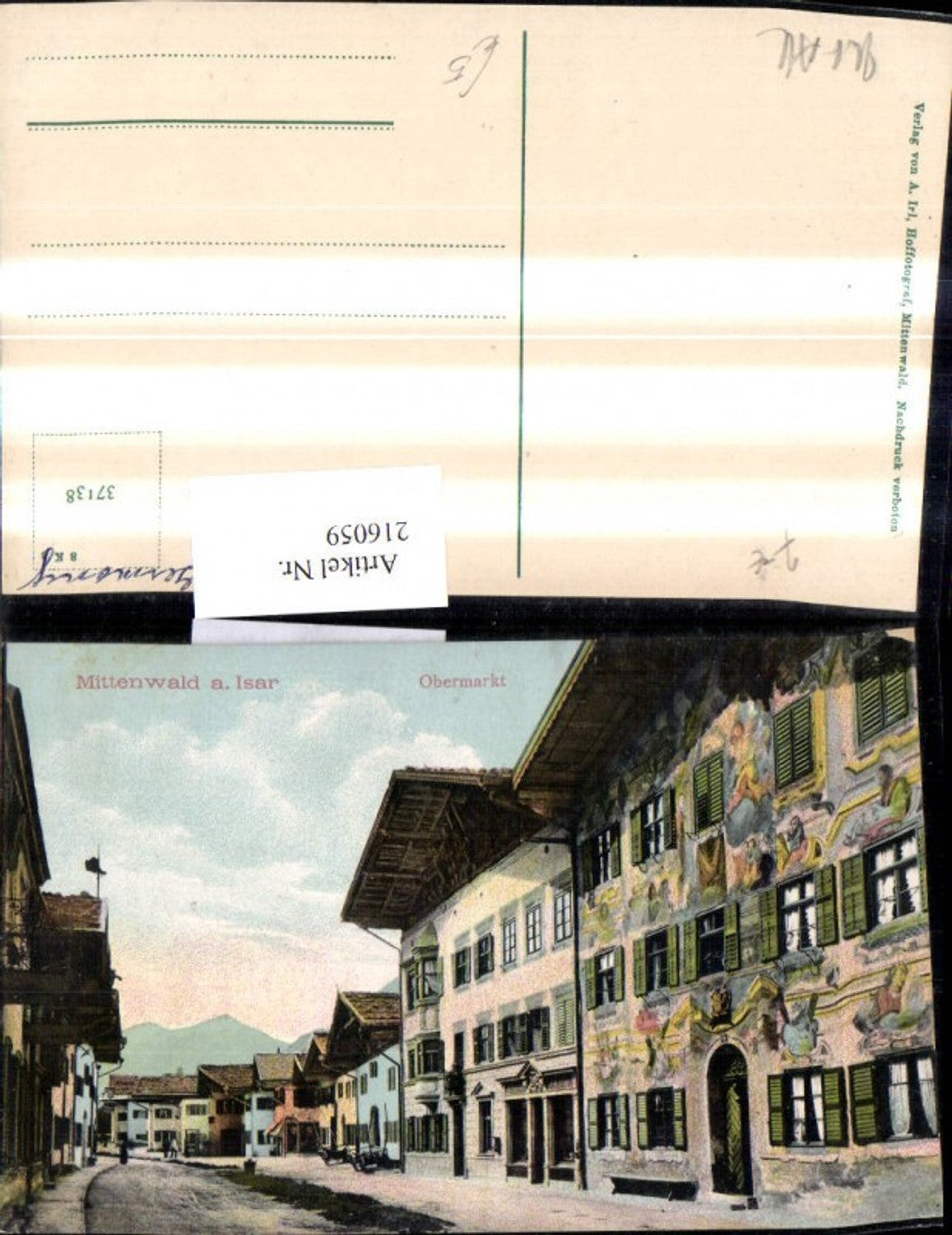 216059, Mittenwald a. Isar Obermarkt