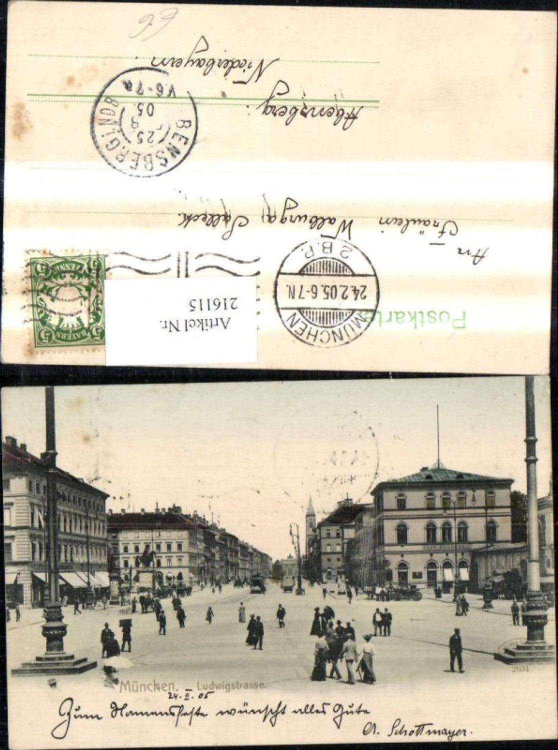 216115, Munich Ludwigstrasse Persons