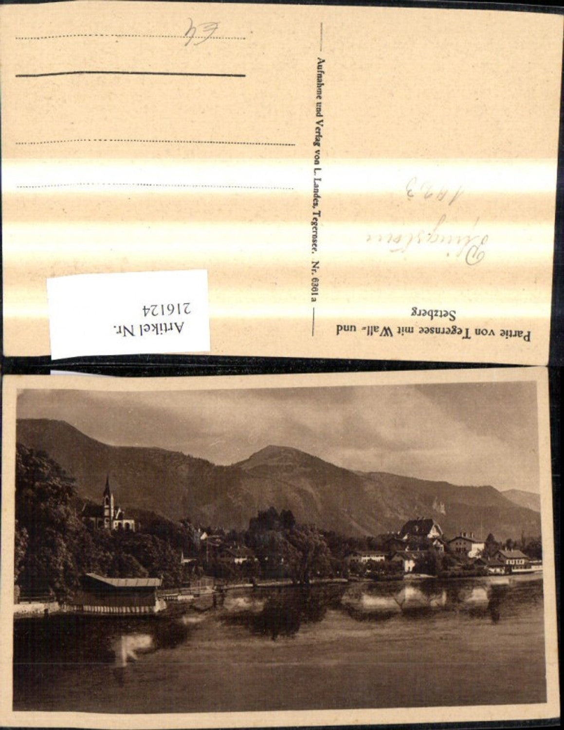 216124,Tegernsee Partie m. Wall- u. Setzberg