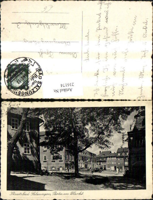 216174,Bad Salzungen Staatsbad Salzungen Partie a. Markt