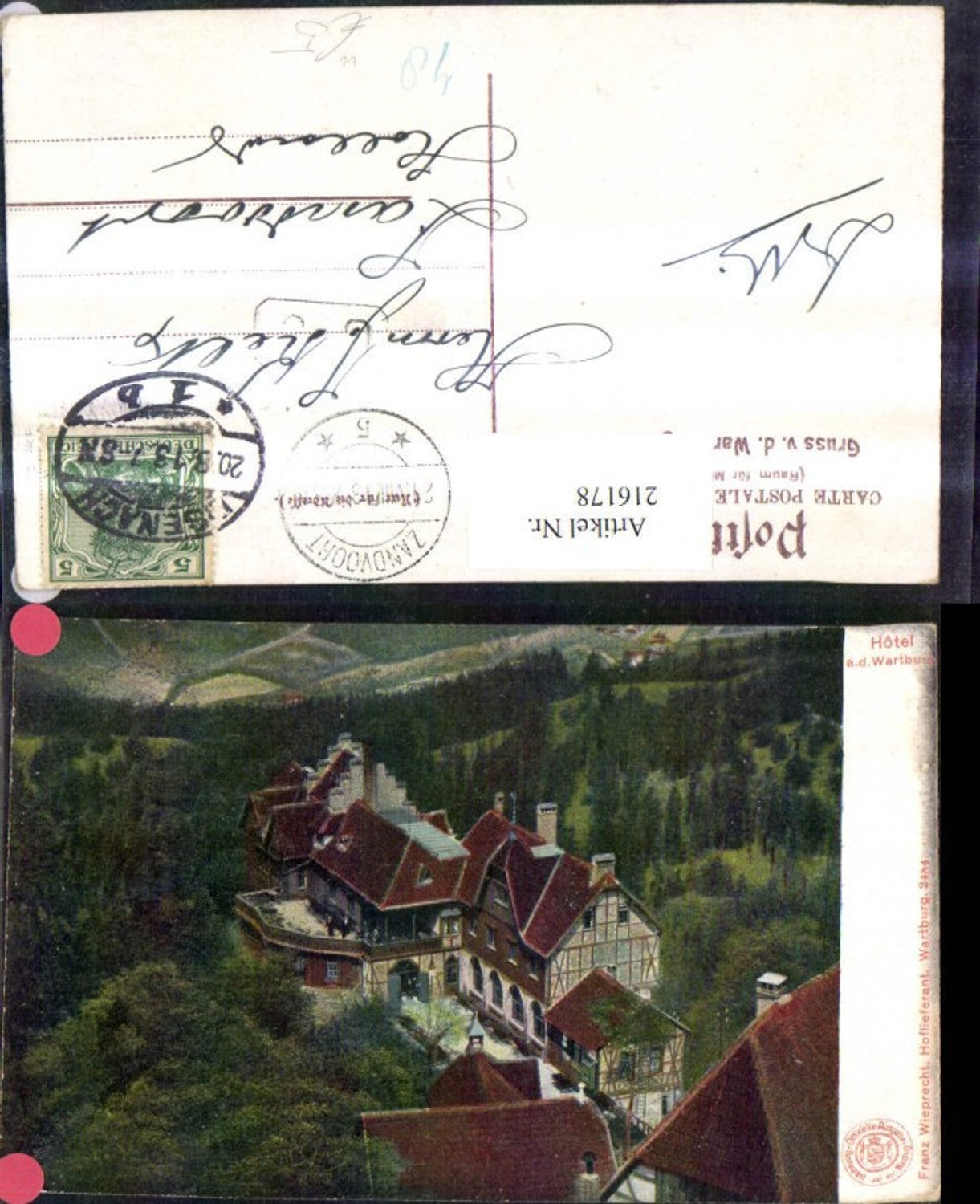 216178,Hotel a. d. Wartburg Eisenach