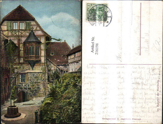 216198,Eisenach Wartburg Burghof