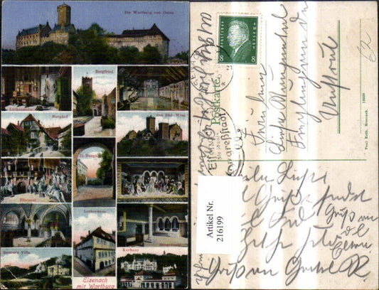 216199,Eisenach Wartburg Mehrbild Ak