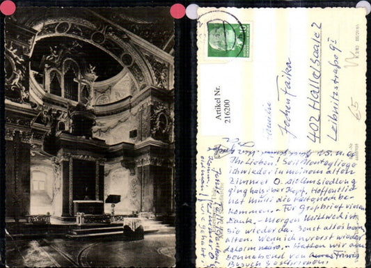 216200,Eisenberg i. Thüringen Altar d. Schloßkirche