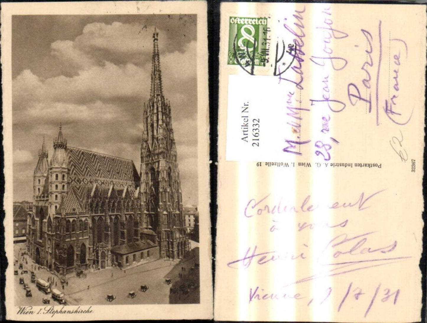 Alte Ansichtskarte – Old Postcard