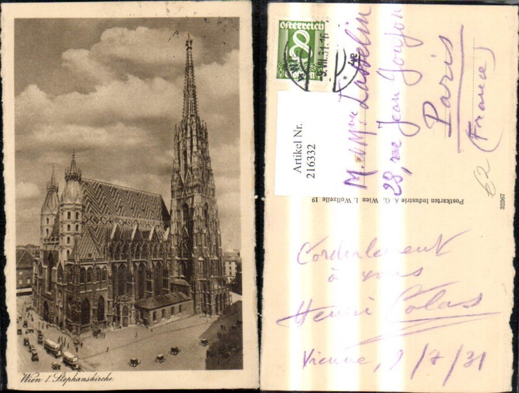 Alte Ansichtskarte – Old Postcard