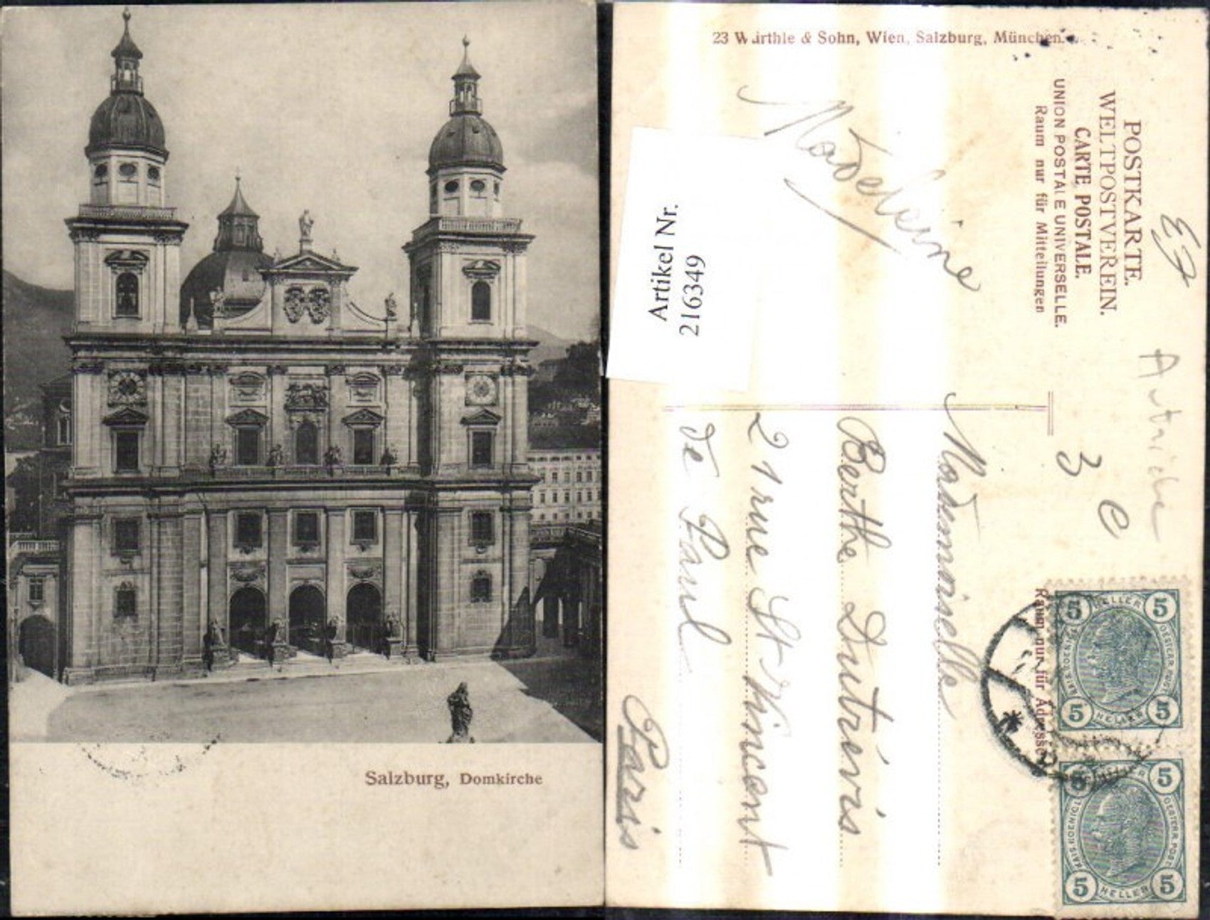 Alte Ansichtskarte – Old Postcard