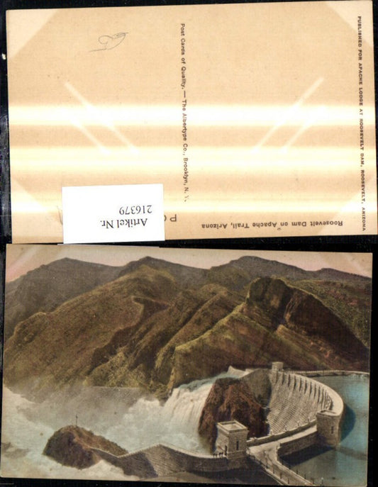 216379,Talsperre Roosevelt Dam on Apache Trail Arizona