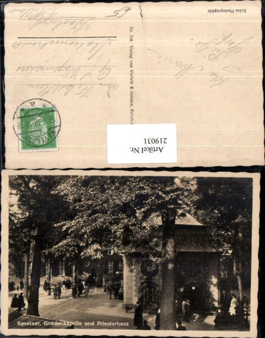 219031,Kevelaer Gnadenkapelle Kapelle u. Priesterhaus